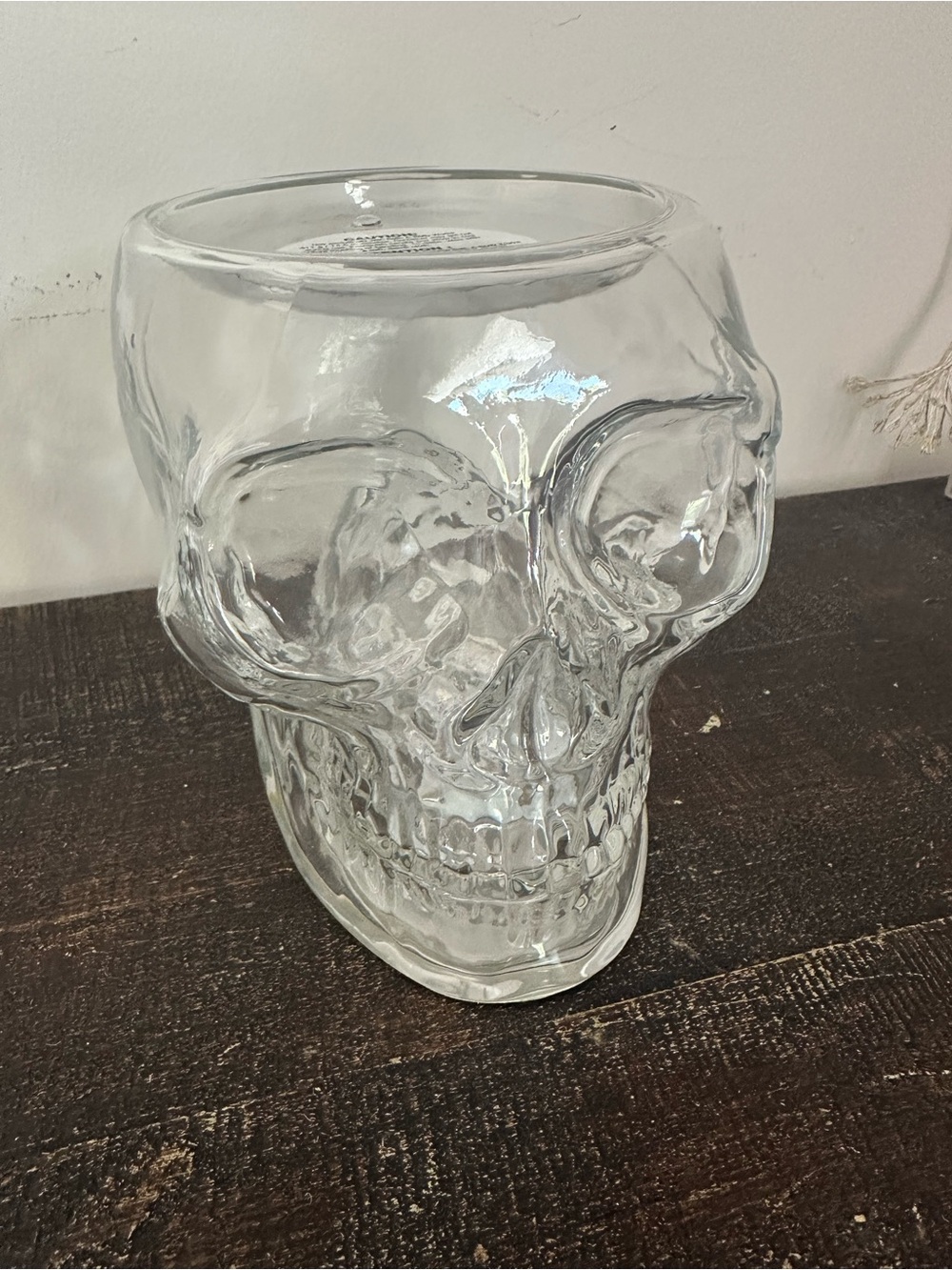 Bath & Body Works Light Up Skull 3 Wick Candle Holder